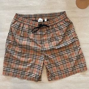 Burberry - Small Scale Check Drawcord Swim Shorts